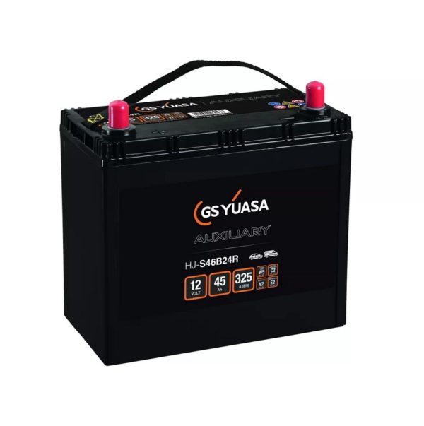 Batterie Yuasa AGM - HJ-S46B24R - 12V 45Ah - 325A