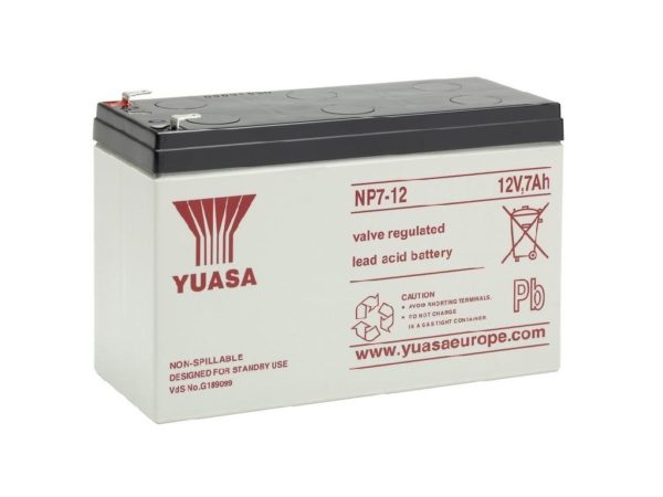 Batterie Yuasa - NP7-12FR - 12V 7Ah
