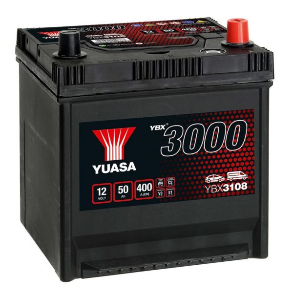 Batterie Yuasa - YBX3108 - 12V 50Ah - 400A