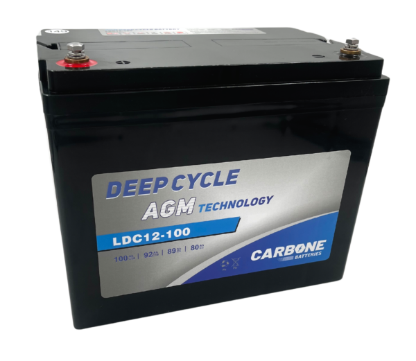 Batterie AGM 12V 100 Ah pour Transpalette et Autolaveuse - Equivalent REC80-12