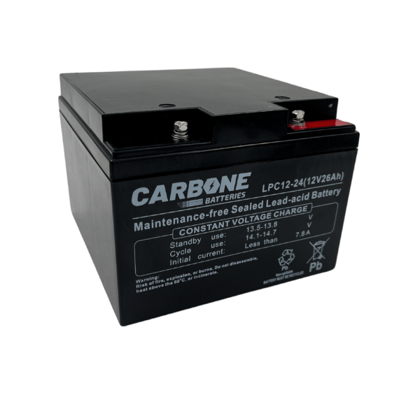 Batterie LEOCH AGM - 12 V 26 Ah - LPC12-24 - Equivalence REC26-12I