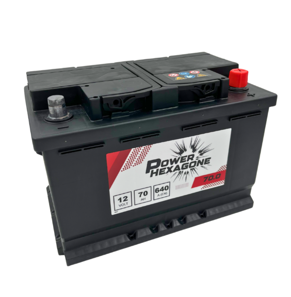 Batterie Power Hexagone -  12V 70Ah 640 A - 70.0