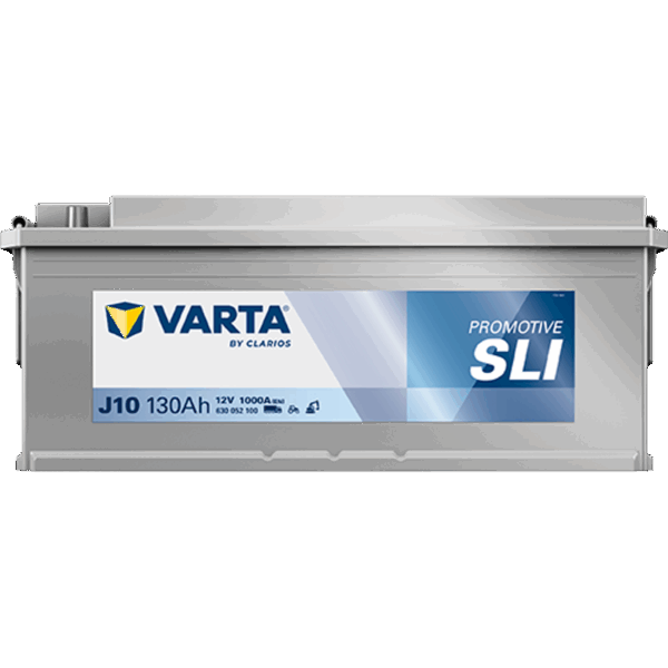Batterie VARTA SLI J10 12V 135Ah vue de face