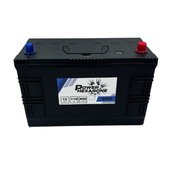 batterie 12 volt 100 ampères-heures et 800 ampères au démarrage - Image vue de haut