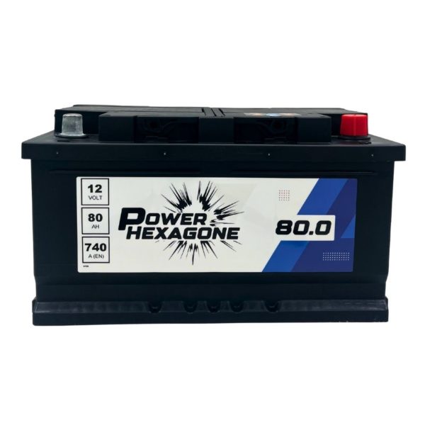 batterie 12 volt 80 ah 740 a - LB4 - Image vue de face