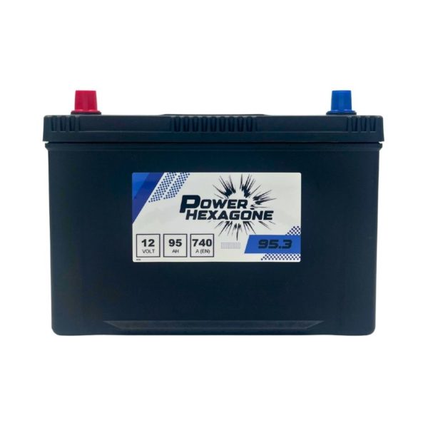 batterie 12 volts 95ah 740a image vue de face