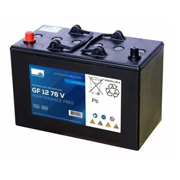batterie au gel pour autolaveuse 12 volt 76 ampère heure