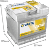 Batterie Varta AGM Start and Stop - A9 - 12V 50Ah 540A