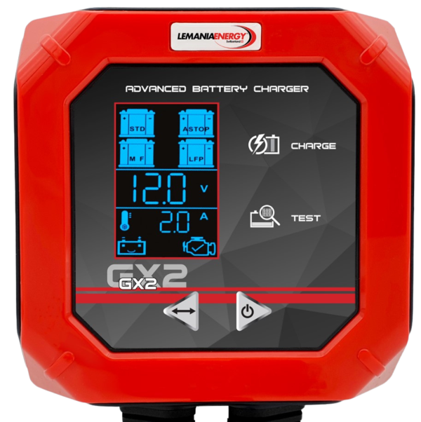 Chargeur de batterie professionnel Lemania Energy - GX2 - 12V  2A