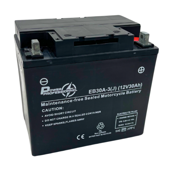 Batterie Moto AGM Leoch EB30A-3 | 12 V - 30 AH (Équivalence Yuasa 53030)