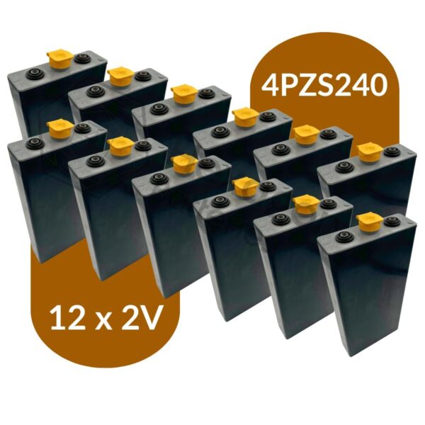 pack batterie 24 volt 4pzs240 pour nacelle élévatrice