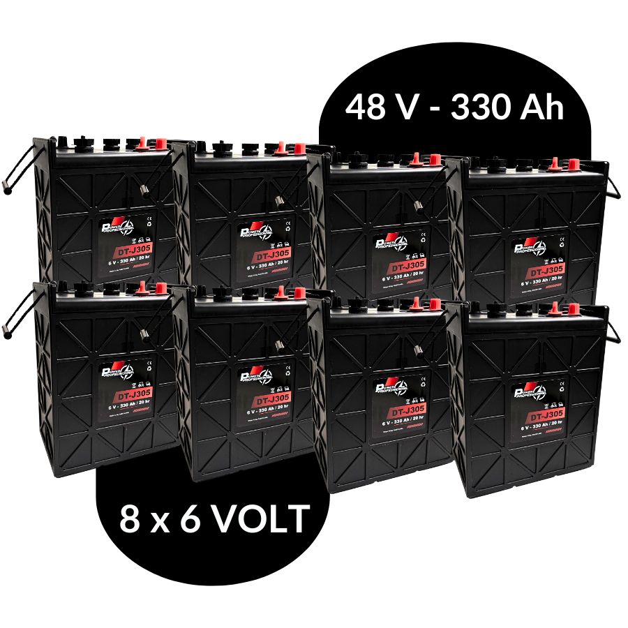 pack batterie 48 volt 300 ampère-heure pour nacelle élévatrice - équivaleent au trojan J305
